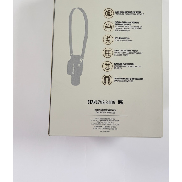 Brand New Stanley 40 oz Quencher Carry All – Red Tumbler Holder Crossbody Bag - Picture 2 of 2